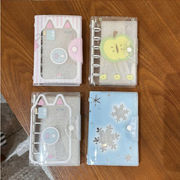 INS新品 ★ルーズリーフバインダー★可愛い文具★シール帳★リフィル式手帳★A7