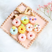 デコパーツ ドーナツ スイーツ パン系 アクセサリーパーツ 食べ物 ミニチュア DIY 樹脂 髪飾り デザート