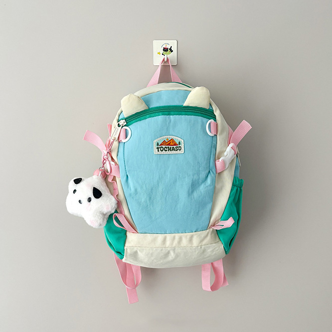 2026春※カピバラ 配色 お出かけ 旅行用 リュック 大容量 バックパック 男女兼用(キーホルダー付き)