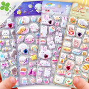 動物 3Dシール 手帳用・創意ステッカー DIY 立体キャラクターシール 粘着シール 贈り物 子供