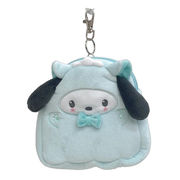 サンリオ ダイカット リール パスケース ねこねこおばけ ポチャッコ グリーン【小ロット販売】