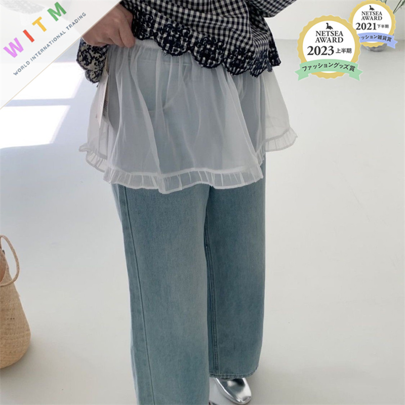 2026春夏新作 花柄 レーススカート ミニスカート フリル 重ね着 レディース 透け感 オシャレ