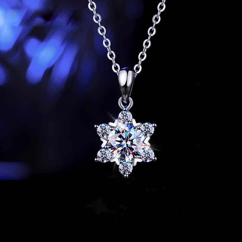 モアサナイト キラキラ ネックレス レディース シルバー925 アクセサリー ジュエリー ギフト プレゼント