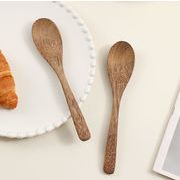 防カビ 耐高温  新品    木製匙  家庭用 食器 レストラン匙  スプーン
