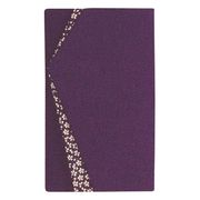 エステル小花ちりめん金封ふくさ 紫