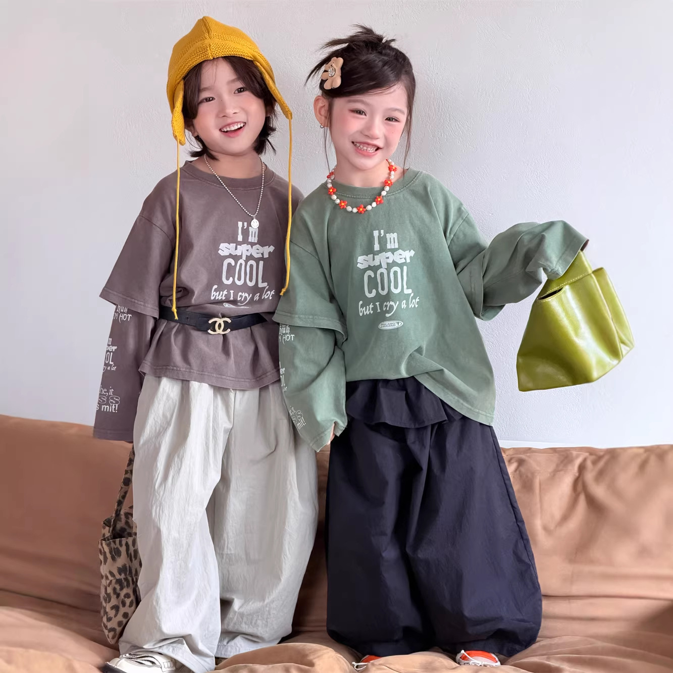 2026★春秋新作★韓国風子供服★トップス★90cm～150cm 2色