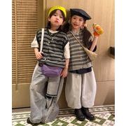 2026年　MXWQ 韓国風子供服 キッズ服　カーディガン ベスト　90-150