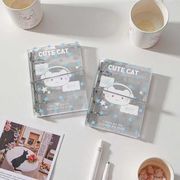 シール帳　 m5　バインダー　透明シール帳 　アルバム　 猫 　星　かわいい