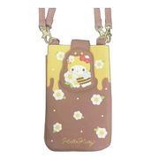 サンリオ おでかけ 2WAY ポシェット ミツバチ ブラウン ハローキティ【小ロット販売】