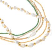 バリ島より入荷！　コンビネーションネックレス / keramas 5本アソート