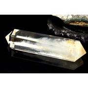 【１点物】くっきり山入り ファントムガーデンクォーツ 52x14mm 両剣ポイント ルース _PC9893