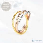 ステンレス リング 3連リング トリプル 指輪 トリニティリング トリニティ トリニティー【国内即納】