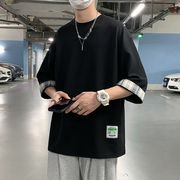 2026春夏メンズ服 シンプル おしゃれ Ｔシャツ 韓国風 トップス ゆったり インナーシャツ[M~4XL]