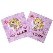 ハンドタオル 塔の上のラプンツェル プリント ウォッシュタオル 2枚セット レリッシュ【小ロット販売