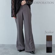 【2026新作商品♪】フレアスラックスパンツ