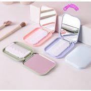 ins DIY 鏡+櫛 2way ミラー 手芸DIY ミニ可愛い 鏡 10色展開