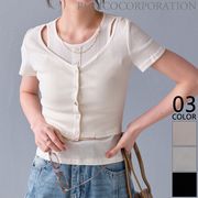 【2026新作商品♪】レイヤードトップス