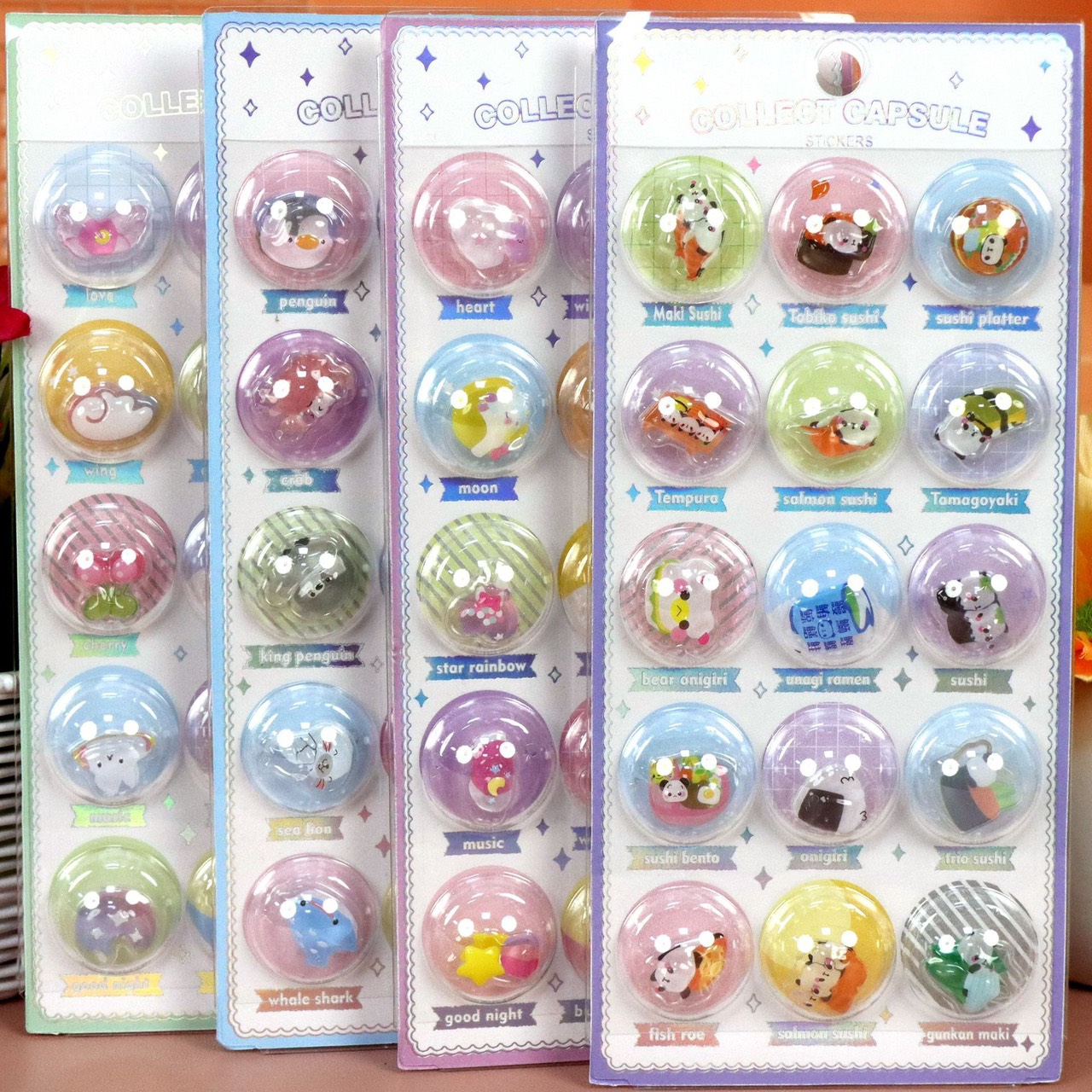 3Dステッカー 手作りDIY 子供おもちゃ 可愛いシール 立体ステッカー 粘着シールLF