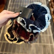 レースシュシュ　ヘアアクセサリー　レディース　デザイン　韓国風　髪飾り