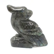 ≪特価品/国内在庫≫ラブラドライト/鳥/彫刻/約59x55x18mm