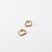 サージカルステンレスピアス　アクセサリー　デザイン　金属アレルギー対応　18kコーティング