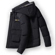 メンズアウター棉服ロングコート 秋冬防寒服カップル ファージャケットペアコート厚手