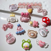 diyパーツ へアクセサリーパーツ デコパーツ DIY素材 アクセサリーパーツ 貼り付けパーツ デコ素材 樹脂
