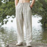 新作・メンズ・ゆとり・ズボン・カジュアル・亜麻パンツ・M～5XL   5色