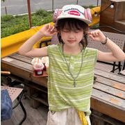 2026夏新作 韓国風子供服 キッズ服 ベビー服 男の子 トップス ベスト 100~150CM