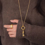 今だけ数量限定大特価セール 鍵ペンダントシンプルネックレス 業務用アクセサリー