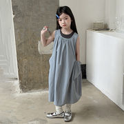2026夏※KUJ☆UPF100+ 女の子 UVカット ノースリーブワンピース 速乾素材