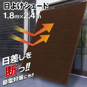 日よけシェード/サンシェード/暑さ対策/UV対策/スクリーン/オーニングシート/180×240cm/日よけシェードLL
