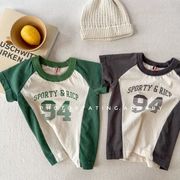 2026春夏新作  韓国子供服　キッズ　女の子　トップス　T-シャツ　2色　80~130CM DC