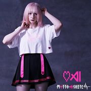 【カレッジショートT】メンズ レディース 半袖 短丈 クロップド 韓国系 夏服 新作 2026
