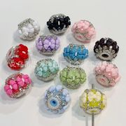 アクリル ビーズパーツ デコパーツDIY  カスタムボールペン対応 デコ素材 手芸材料 チェーンパーツ