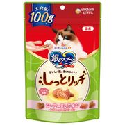 [ユニ・チャーム] 銀のスプーンおいしい顔が見られるおやつ しっとリッチ シーフード＆チキン 100g