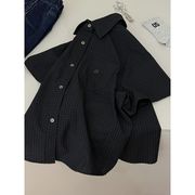 2026 夏 新作 キッズ 半袖シャツ カジュアル 通学 夏服