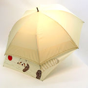 【雨傘】【長傘】後ろが伸びてリュックが濡れにくいバックスライド傘・レッサーパンダ柄