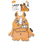 [ペティファーム] SAVAGEドッグトイ RHINO オレンジ