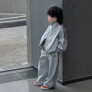 2026新作 夏 キッズ 男の子 UVカット ジップアップ セットアップ 薄手 ★100-150CM
