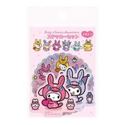 【ステッカー】RODY×サンリオキャラクターズ ステッカーセット 3枚入り マイメロディ＆クロミ