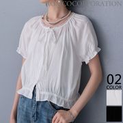 【2026新作商品♪】シアーパフスリーブブラウス