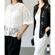 レースブラウスレディースシアーシャツ上品