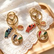 2色 納福 幸運 錦鯉  鯉幟キーホルダー  開運錦鯉  バッグチャーム   金魚雑貨  金魚キーホルダー
