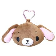 【ポーチ】シュガーバニーズ カラビナぬいぐるみファスナーマスコット くろうさ