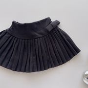 2026秋※T&Q☆インナーパンツ付きスクール風ウールプリーツスカート キッズ女の子