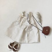 2026秋※リボン付きノースリーブワンピース 女の子 キッズ