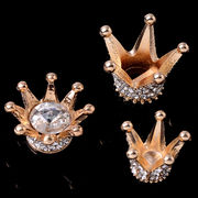 メタルパーツ ミニ クラウン 金属パーツ ゴールド アクセサリーパーツ 立体 ハンドメイド デコパーツ 王冠