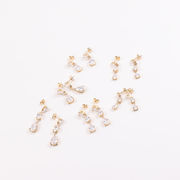 サージカルステンレスピアス　アクセサリー　デザイン　金属アレルギー対応　18kコーティング