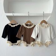 2026秋新作 赤ちゃん セーター つなぎ 子供服  キッズ服  ベビー  ロンパース つなぎ